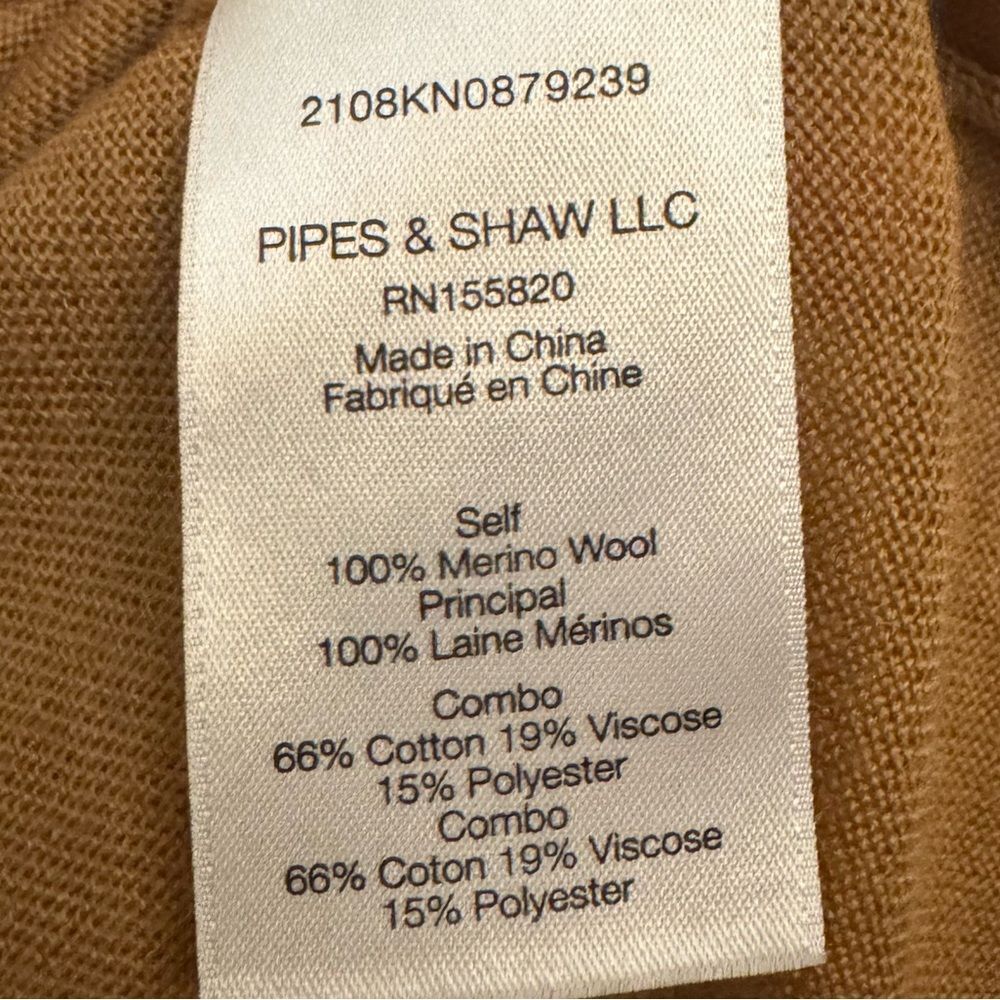 Veronica Beard Size Small Mixed Media Adler Wool Plaid Sleeve Pullover Sweater - Picture 11 of 11